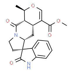 21-oxoisopteropodine Structure