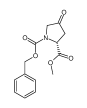 Z-4-Oxo-D-Pro-OMe Structure