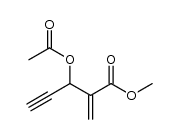 methyl 3-acetoxy-2-methylenepent-4-ynoate Structure