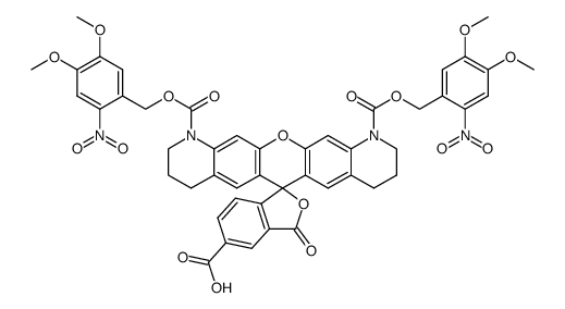 NVOC2-5-carboxy-Q-rhodamine结构式