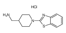 1-(Benzothiazol-2-yl)-4-Aminomethylpiperidine Hydrochloride Structure