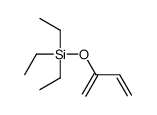 buta-1,3-dien-2-yloxy(triethyl)silane结构式