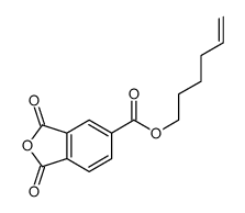 hex-5-enyl 1,3-dioxo-2-benzofuran-5-carboxylate结构式