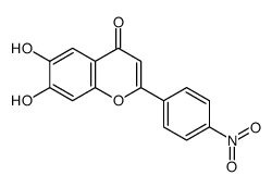 6,7-dihydroxy-2-(4-nitrophenyl)chromen-4-one Structure