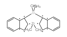 rac-dimethylsilylbis-(1-indenyl)zirconium(iv)dimethyl结构式