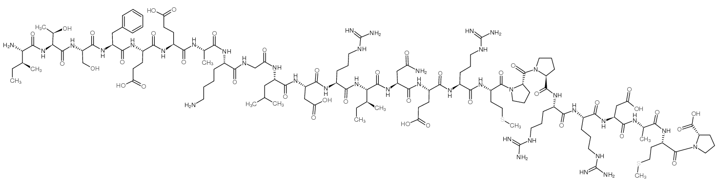 ILE-THR-SER-PHE-GLU-GLU-ALA-LYS-GLY-LEU-ASP-ARG-ILE-ASN-GLU-ARG-MET-PRO-PRO-ARG-ARG-ASP-ALA-MET-PRO结构式