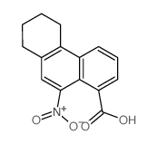 1-Phenanthrenecarboxylicacid, 5,6,7,8-tetrahydro-10-nitro- Structure