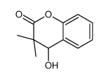 4-hydroxy-3,3-dimethyl-4H-chromen-2-one Structure