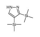 3,4-Bis(trimethylsilyl)-1H-pyrazole structure