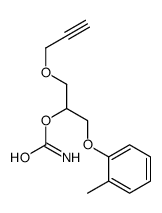 1-(2-Methylphenoxy)-3-(2-propynyloxy)-2-propanol carbamate结构式