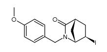 (1R,4S,6R)-6-Iodo-2-(p-methoxybenzyl)-2-azabicyclo[2.2.1]-3-heptanone Structure