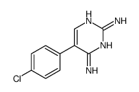 5-(4-chlorophenyl)pyrimidine-2,4-diamine Structure