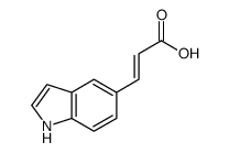 3-(1H-INDOL-5-YL)-ACRYLIC ACID structure