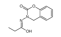 N-(2-oxo-4H-1,3-benzoxazin-3-yl)propanamide结构式