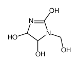 4,5-二羟基-1-(羟基甲基)咪唑啉-2-酮结构式