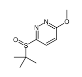 3-tert-butylsulfinyl-6-methoxypyridazine Structure