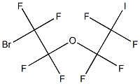 1-Bromo-2-(2-iodotetrafluoroethoxy)tetrafluoroethane结构式