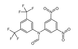 N-[3,5-bis(trifluoromethyl)phenyl]-N-(3,5-dinitrophenyl)formamide结构式