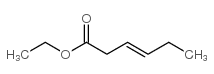 ethyl (E)-3-hexenoate Structure