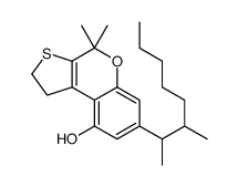 4,4-dimethyl-7-(3-methyloctan-2-yl)-1,2-dihydrothieno[2,3-c]chromen-9-ol Structure