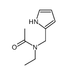 2-(N-Acetyl-N-ethylaminomethyl)-1H-pyrrole结构式