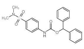 Carbanilic acid,p-(dimethylsulfamoyl)-, diphenylmethyl ester (8CI) picture