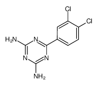 6-(3,4-dichloro-phenyl)-[1,3,5]triazine-2,4-diamine结构式