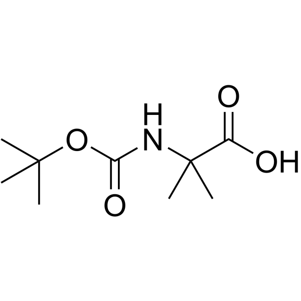 N-叔丁氧羰基-2-甲基丙氨酸图片