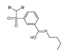 N-butyl-3-(dibromomethylsulfonyl)benzamide Structure