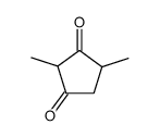 2,4-dimethylcyclopentane-1,3-dione结构式