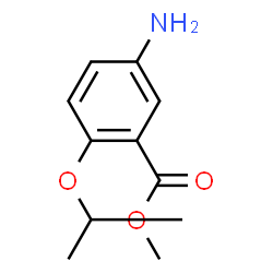 Benzoic acid, 5-amino-2-(1-methylethoxy)-, methyl ester (9CI) Structure