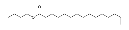 butyl pentadecanoate Structure