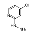 4-CHLORO-2-HYDRAZINYLPYRIDINE structure