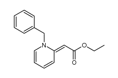 1-Benzyl-2-ethoxycarbonylmethylen-1,2-dihydropyridin Structure