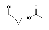 acetic acid,cyclopropylmethanol结构式