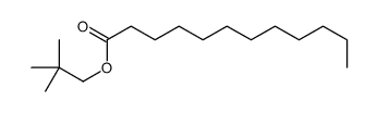 Dodecanoic acid, 2,2-dimethylpropyl ester结构式