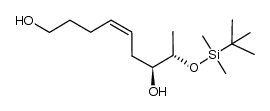 (7S,8S,Z)-8-((tert-butyldimethylsilyl)oxy)non-4-ene-1,7-diol Structure