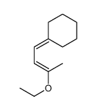 3-ethoxybut-2-enylidenecyclohexane结构式