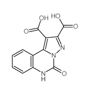 5-oxo-3H-pyrazolo[1,5-c]quinazoline-1,2-dicarboxylic acid Structure