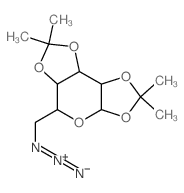 (3aR,5R,5aS,8aS,8bR)-5-(azidomethyl)-2,2,7,7-tetramethyl-5,5a,8a,8b-tetrahydro-3aH-di[1,3]dioxolo[4,5-a:5',4'-d]pyran Structure