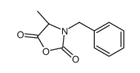 (4S)-3-benzyl-4-methyl-1,3-oxazolidine-2,5-dione结构式