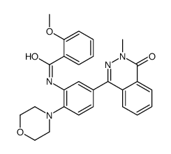 2-methoxy-N-[5-(3-methyl-4-oxophthalazin-1-yl)-2-morpholin-4-ylphenyl]benzamide Structure