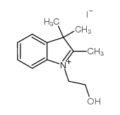 1-(2-Hydroxyethyl)-2,3,3-trimethyl-3H-indolium iodide Structure