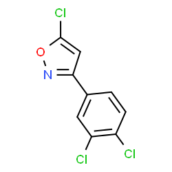 5-CHLORO-3-(3,4-DICHLOROPHENYL)ISOXAZOLE structure