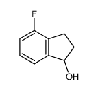 2,3-DIHYDRO-4-FLUORO-1H-INDEN-1-OL structure