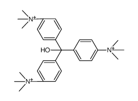 N.N.N'.N'.N''.N''-hexamethyl-pararosaniline-tris hydroxymethylate结构式