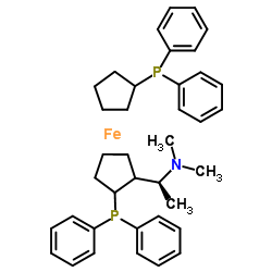 (S)-N,N-Dimethyl-1-[(R)-1',2-bis-(diphenylphosphino)ferrocenylethylamine picture