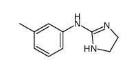 N-(3-methylphenyl)-4,5-dihydro-1H-imidazol-2-amine Structure