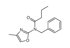 N-benzyl-N-(4-methyl-1,3-oxazol-2-yl)butanamide Structure