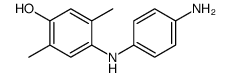 4-(4-aminoanilino)-2,5-dimethylphenol Structure